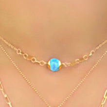 Charger l&#39;image dans la galerie, Larimar AAA 14k Gold Vermeil Necklace &quot;Sky Buttlerfly&quot; Larimar AAA 14k Gold Vermeil Necklace &quot;Sky Buttlerfly&quot; freeshipping - WP Diseño Exclusivo de Joyas
