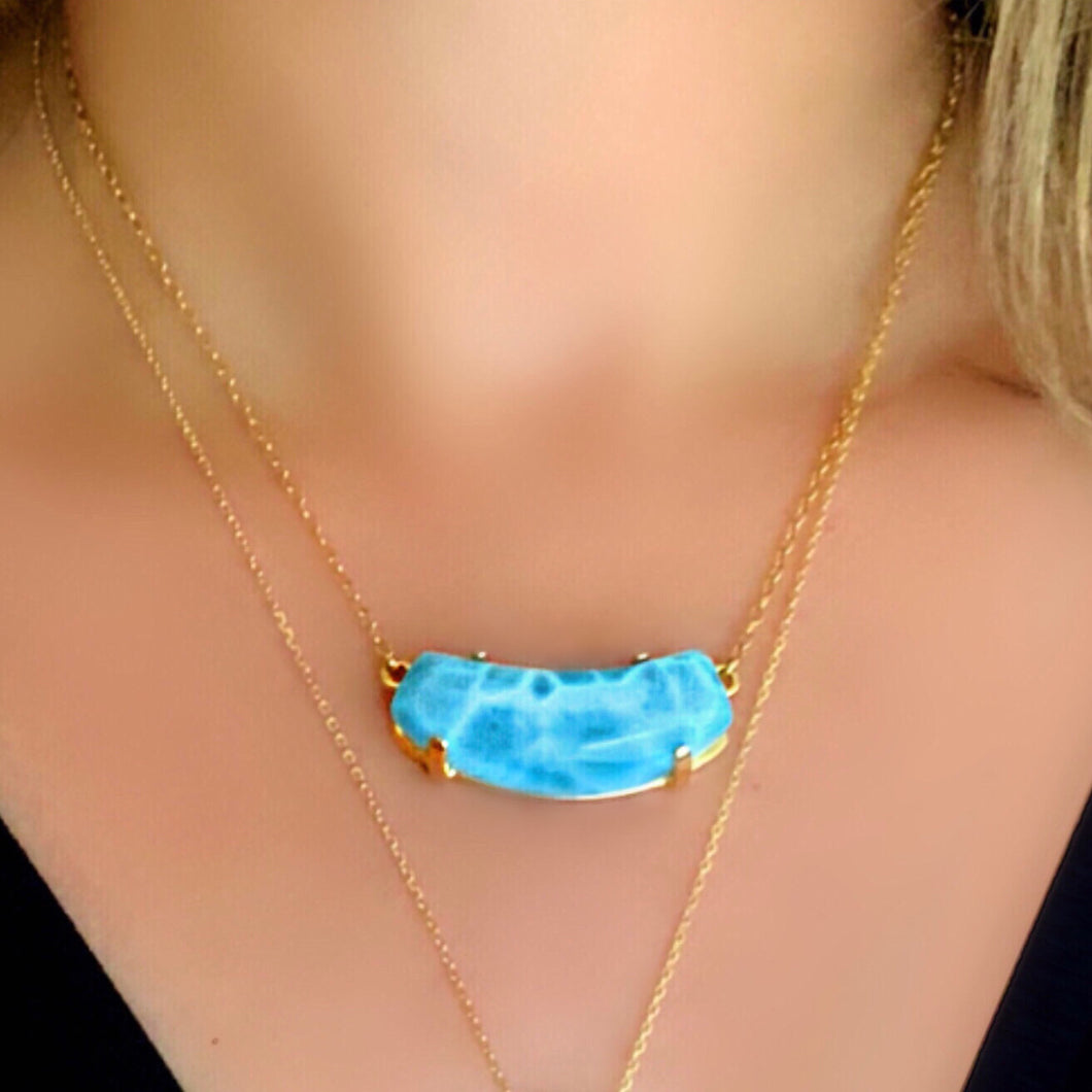 Larimar Necklace