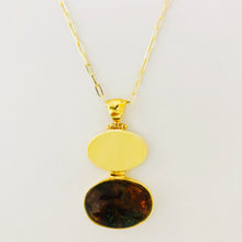 Charger l&#39;image dans la galerie, Dominican Amber 14k Gold Vermeil Necklace &quot; Alba&quot; Dominican Amber 14k Gold Vermeil Necklace &quot; Alba&quot; freeshipping - WP Diseño Exclusivo de Joyas
